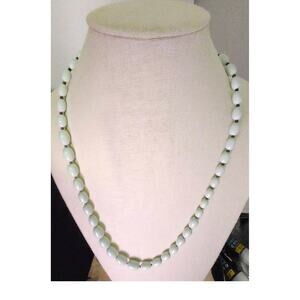 Vintage Mint Green Lucite Necklace 1960s